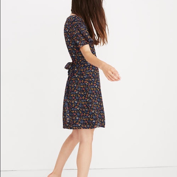 Madewell Cross-Front Mini Dress - Picture 3 of 4
